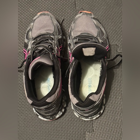 ASICS Women's Running Shoes - Black and Pink - Picture 6 of 6